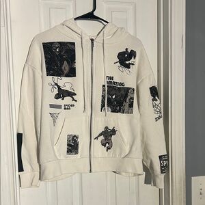Marvel The Amazing Spider-Man White Hoodie